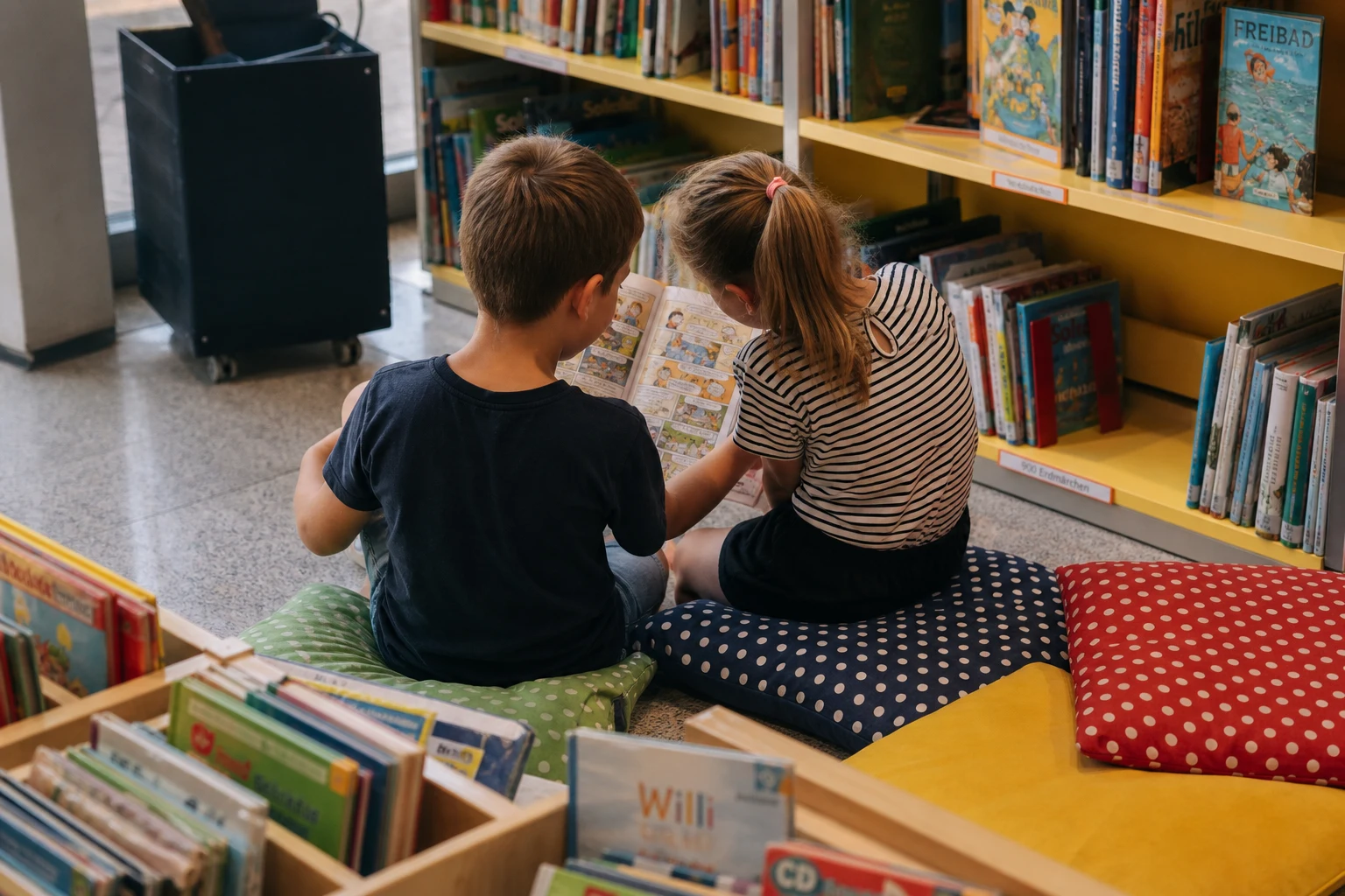 Lesepass-Aktion im Jubi Sommer Club der Stadtbibliothek Karlsruhe
