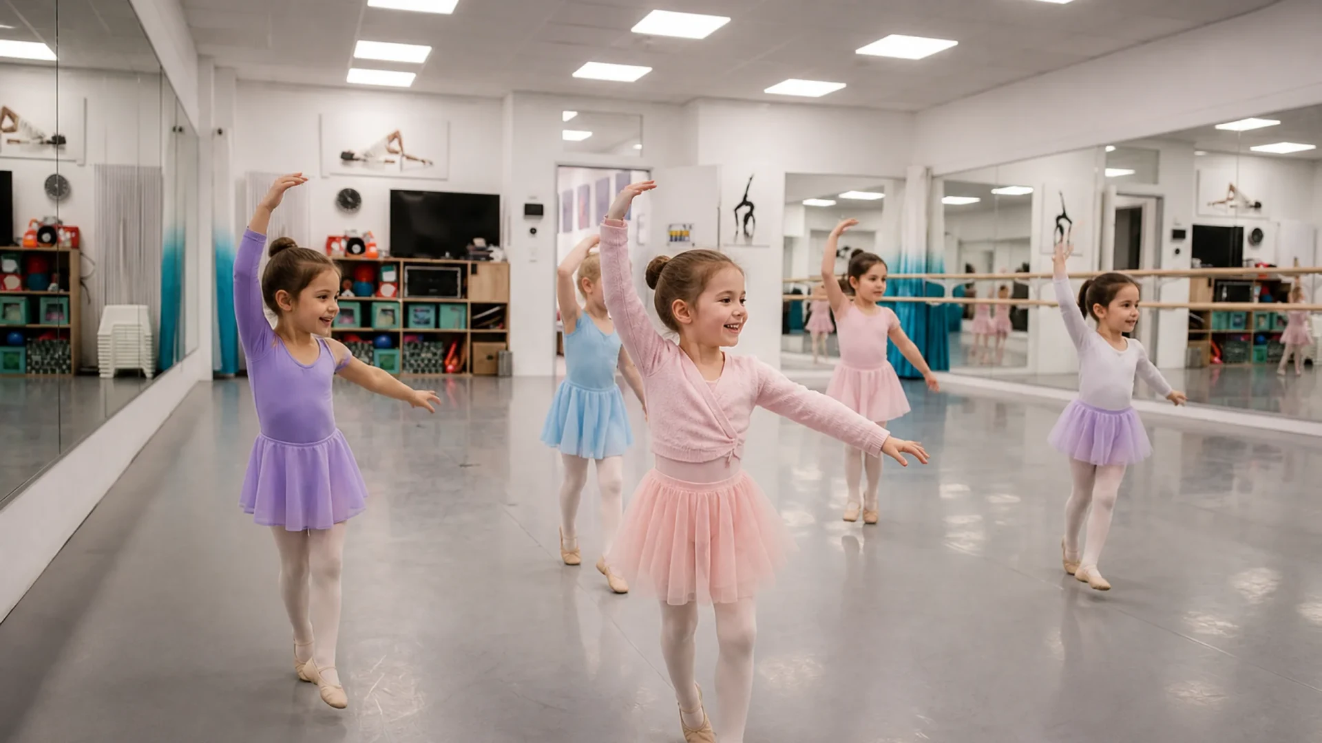 Kreativer Kindertanz im Ballettverein Pirouette Karlsruhe