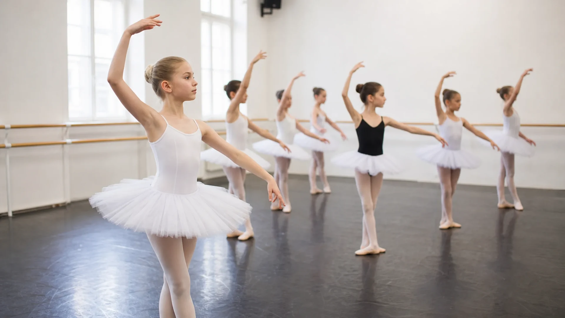 Kinderballett in der Ballettschule Corpus Karlsruhe