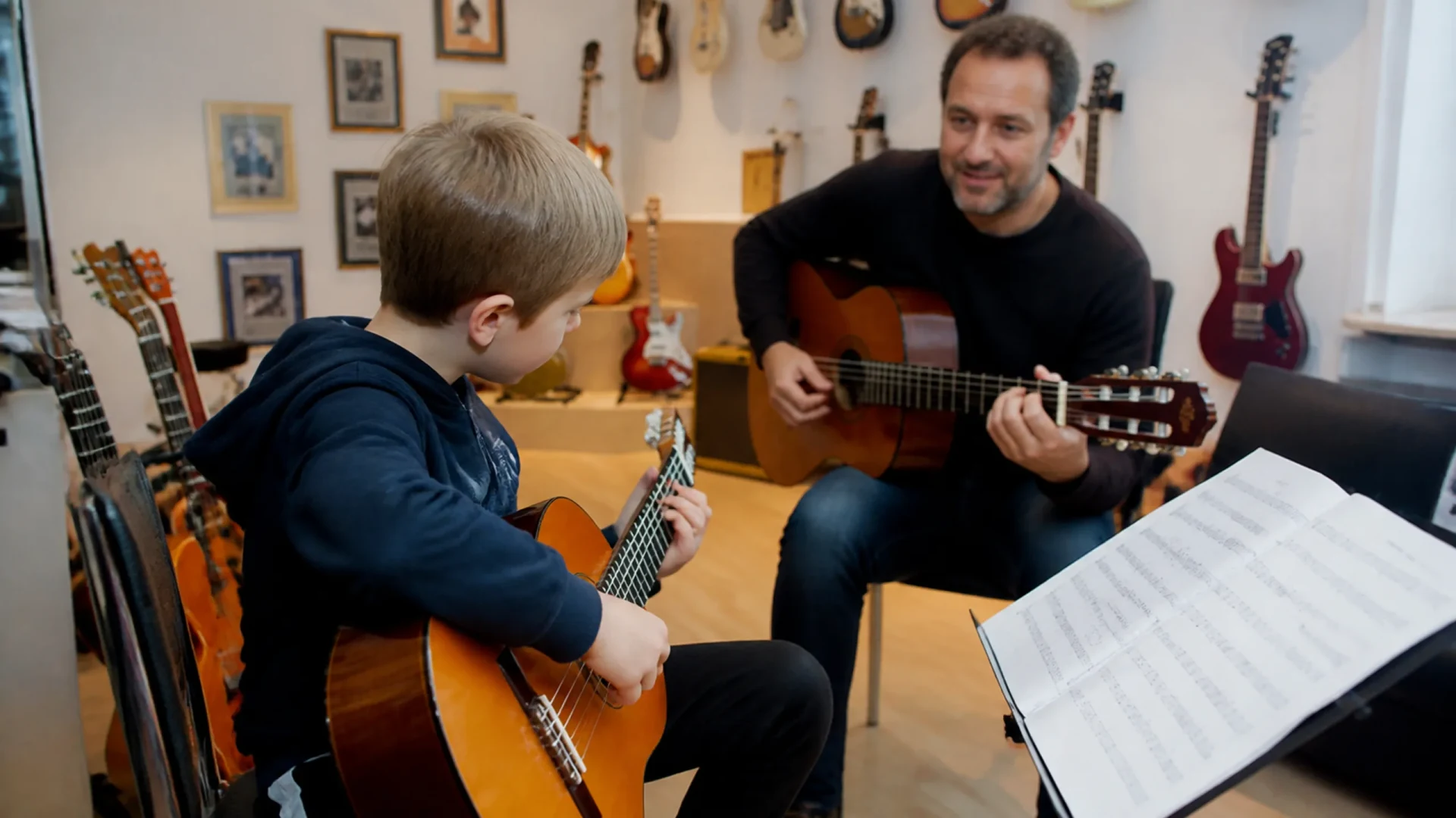 Instrumentalunterricht für Anfänger in der Jugendmusikschule Neureut
