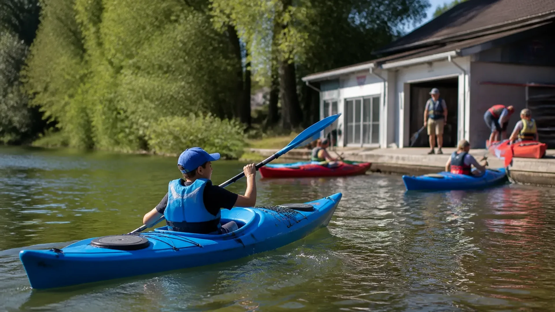 Inklusionspaddeln beim Kanuclub Maxau