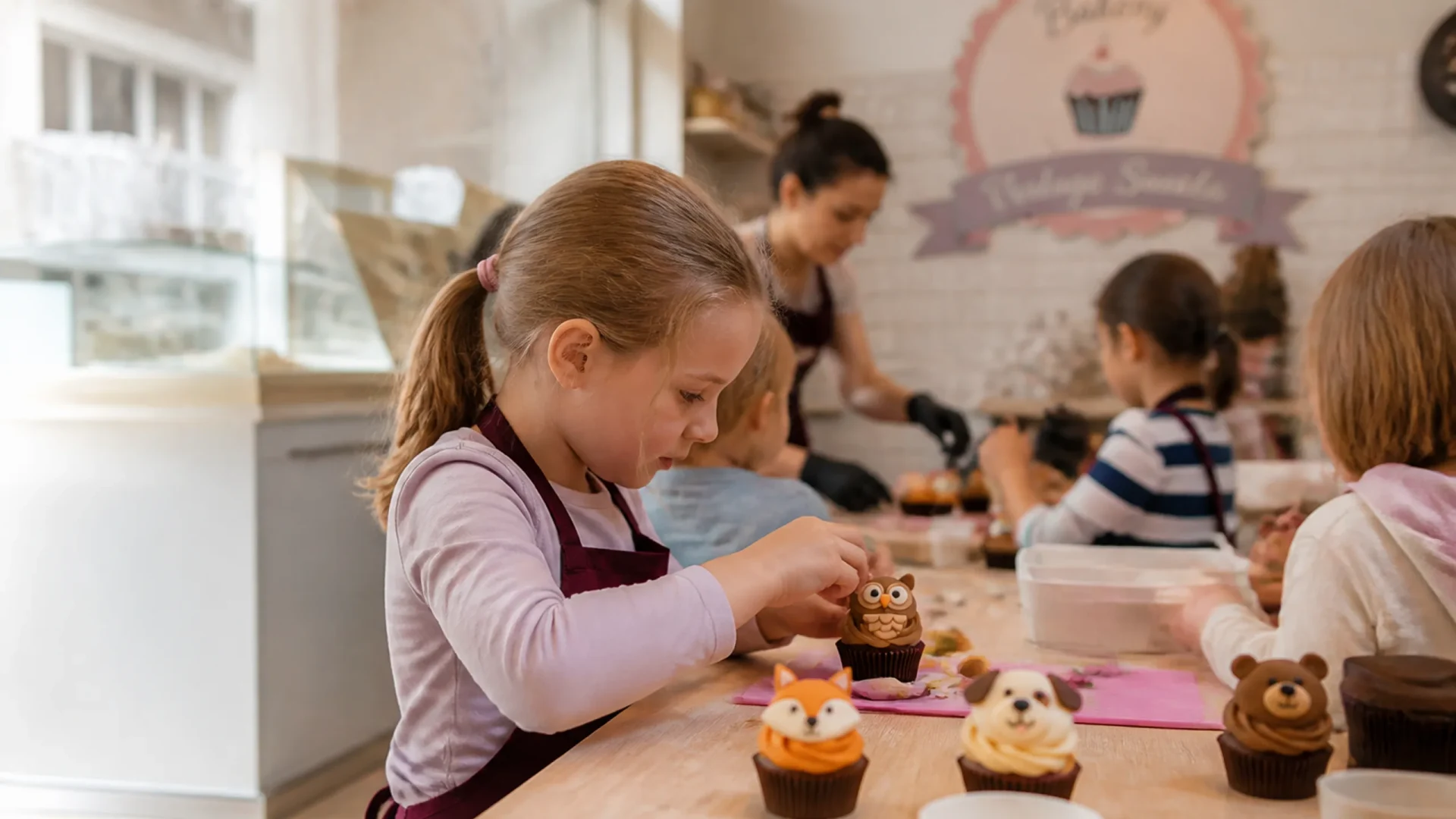 Kinder-Backkurs Tierische Freunde in der Bakery of Vintage Sweets