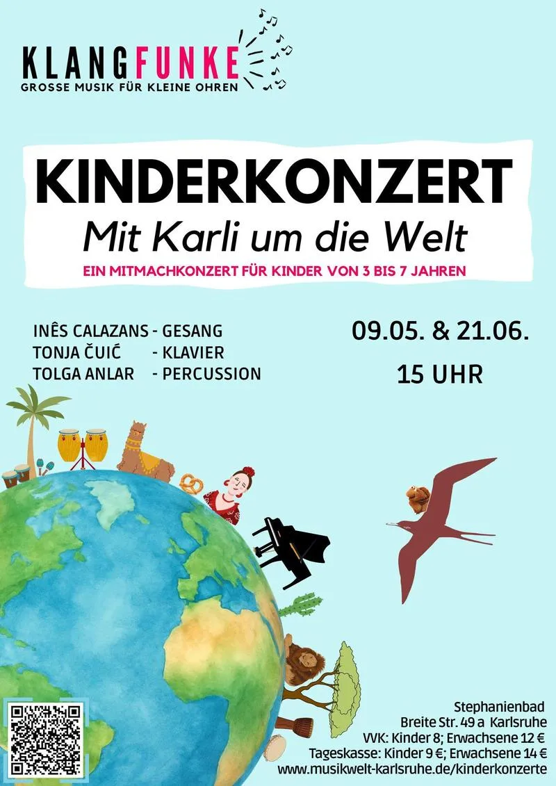 Mitmachkonzert für Kinder im Stephanienbad