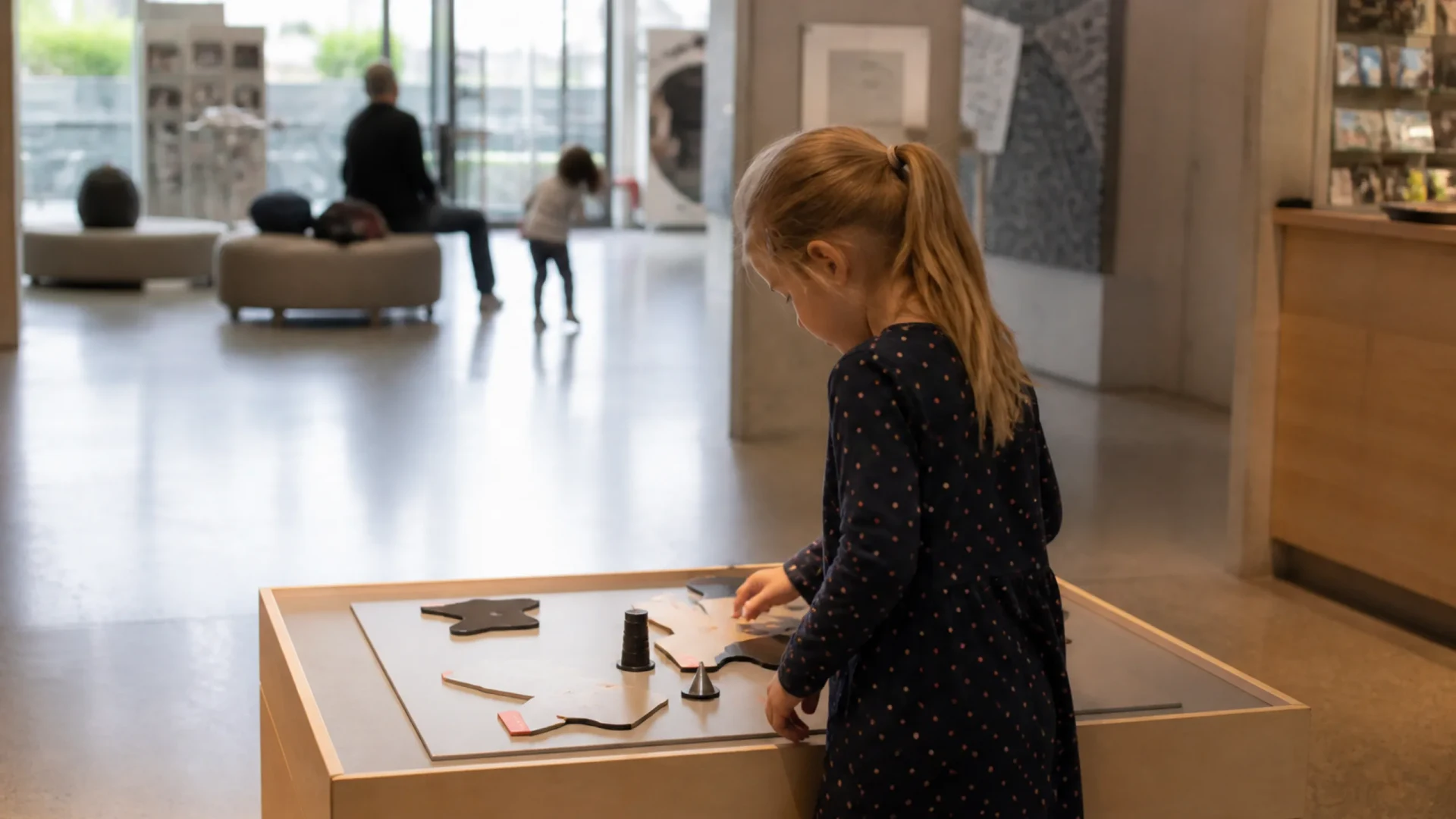 Kostenfreies Foyer im Museum X für Familien
