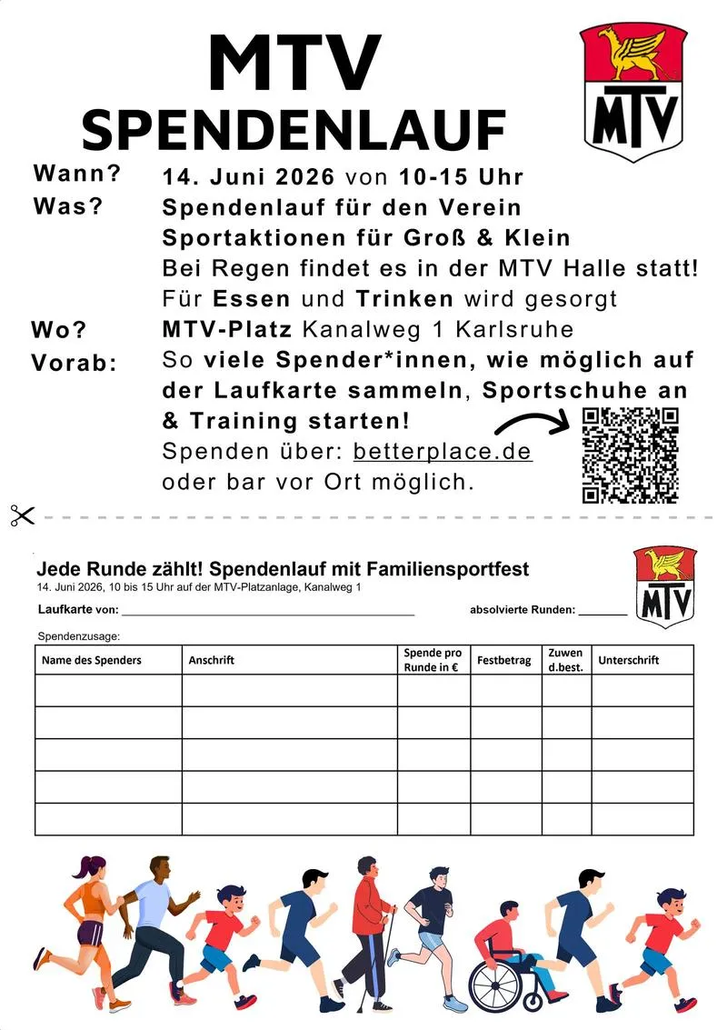 Spendenlauf für die ganze Familie in Karlsruhe