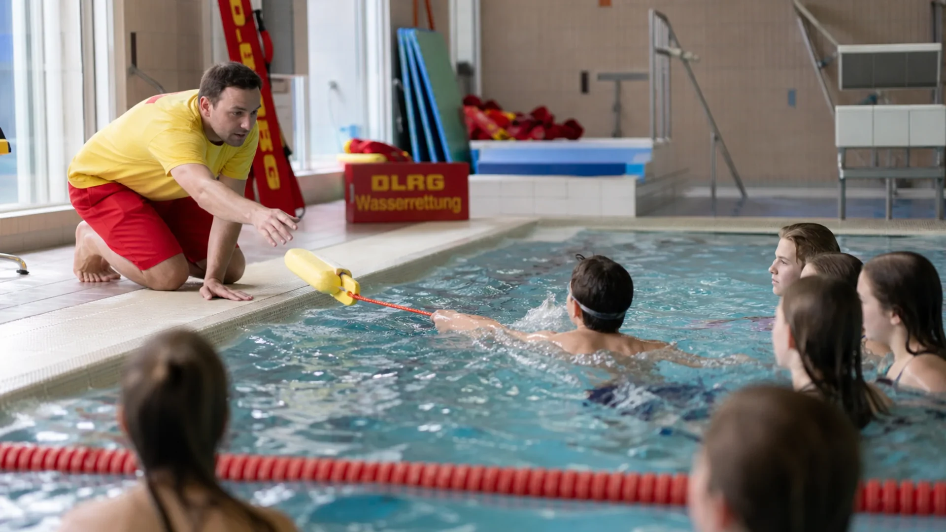 Juniorretter-Lehrgang beim DLRG Forst in Bruchsal